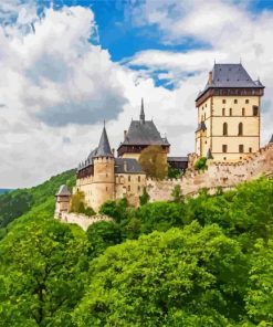 Karlštejn Castle paint by numbers