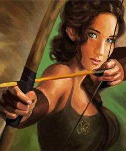 Katniss Everdeen Character paint by numbers