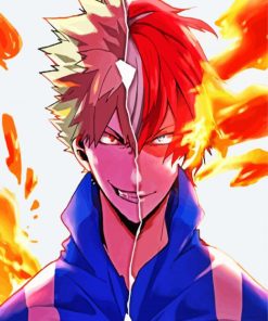 Bakugo And Shoto Todoroki paint by numbers