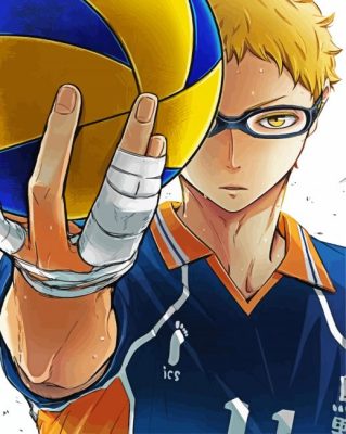 Kei Tsukishima Anime paint by numbers