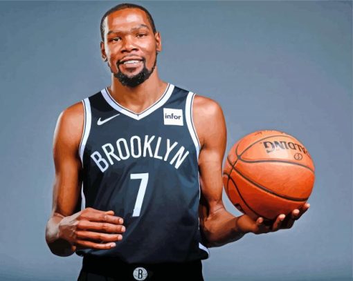 Kevin Durant paint by numbers