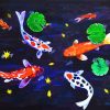 Aesthetic Koi Fish paint by numbers