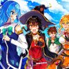 Konosuba Anime paint by numbers