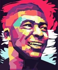 Kylian Mbappe Illustration paint by numbers