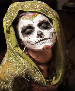 La Calavera Catrina paint by numbers