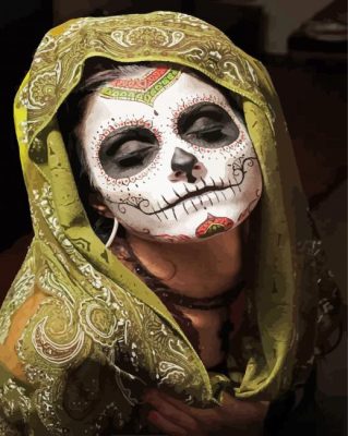 La Calavera Catrina paint by numbers