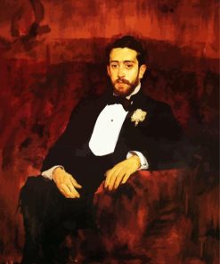 Portrait Of Lawyer Don Silverio De La Torre Y Egui paint by numbersa