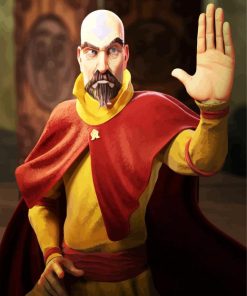 Tenzin Character paint by numbers