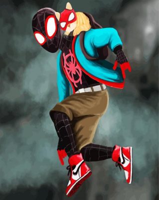 Little Miles Morales paint by numbers