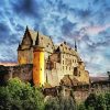 Vianden Castle Building paint by numbers