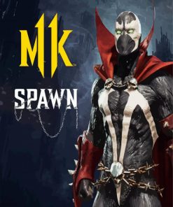 Mortal Kombat 11 Spawn paint by numbers