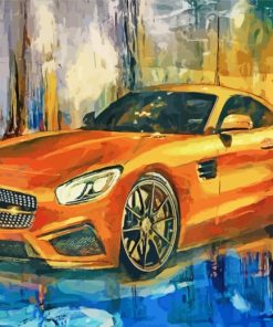 Mercedes Benz Amg Art paint by numbers