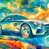 Mercedes Amg Art paint by numbers