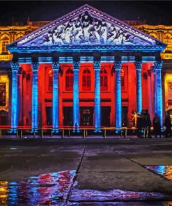 Aesthetic Teatro Degollado paint by numbers