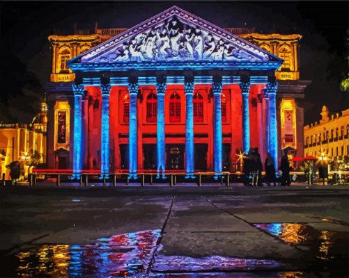 Aesthetic Teatro Degollado paint by numbers