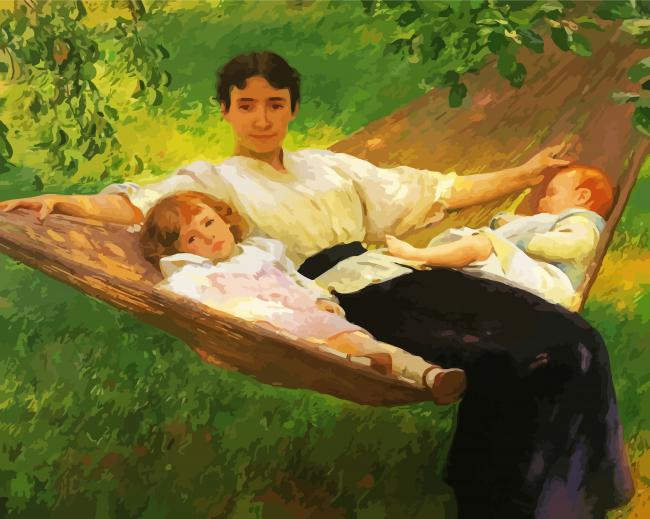 Mother And Daughters paint by numbers