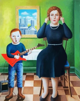 Mother And Kid paint by numbers