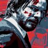 Mr John Wick Illustration paintt by numbers