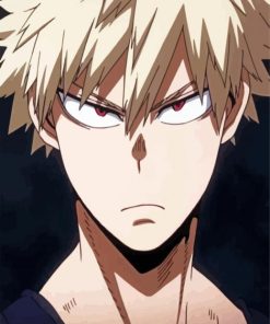 Katsuki Bakugo paint by numbers