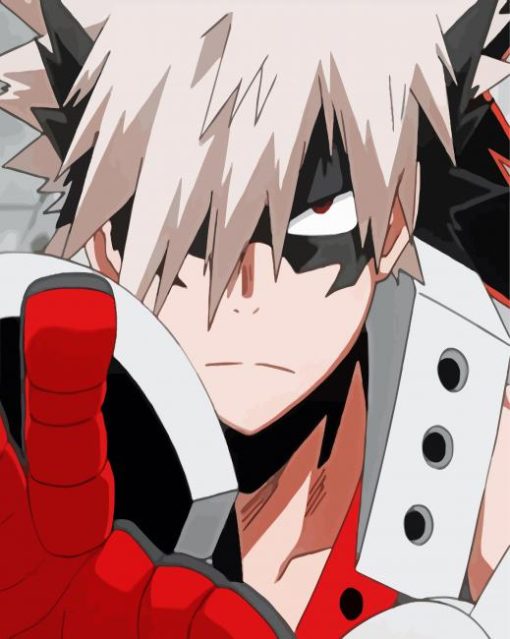 Katsuki Bakugo Character paint by numbers