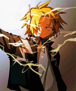 Denki Kaminari Anime paint by numbers