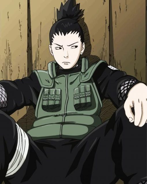 Shikamaru Character paint by numbers