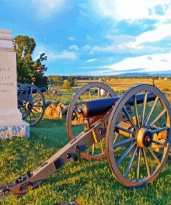 National Military Park paint by numbers