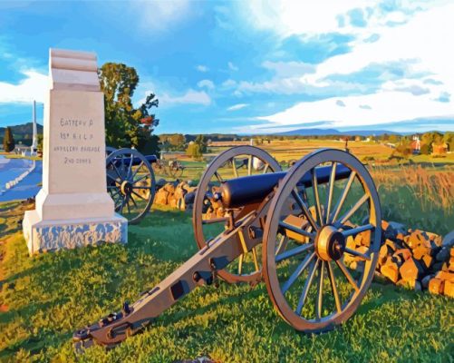 National Military Park paint by numbers