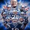 New England Patriots paint by numbers