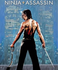 Ninja Assassin Movie paint by numbers