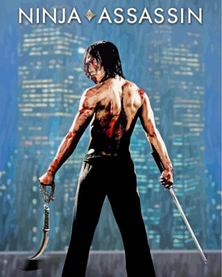 Ninja Assassin Movie paint by numbers