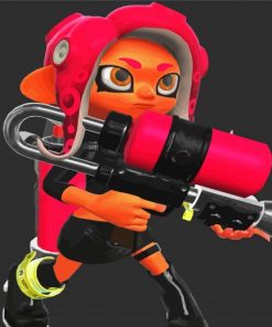 Octoling Character paint by numbers