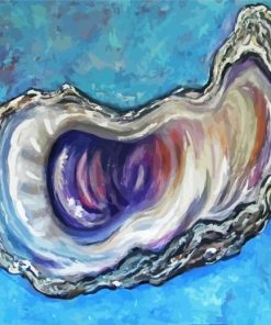 Oyster Shell Art paint by numbers