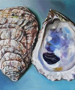 Oyster Shells paint by numbers