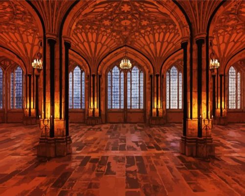 Aesthetic Palace Ballroom paint by numbers