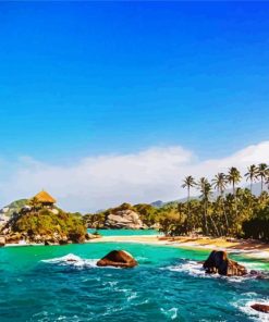 Aesthetic Parque Nacional Natural Tayrona paint by numbers