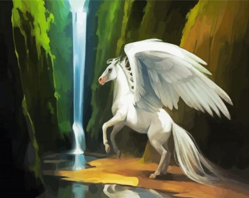 White Pegasus Art paint by numbers