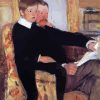 Portrait Of Alexander J Cassat And His Son paint by numbers