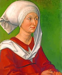 Portrait Of Barbara Dürer Née Holper paint by numbers