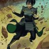 Powerful Toph Beifong paint by numbers