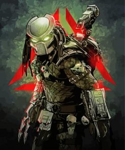 Predator Art paint by numbers