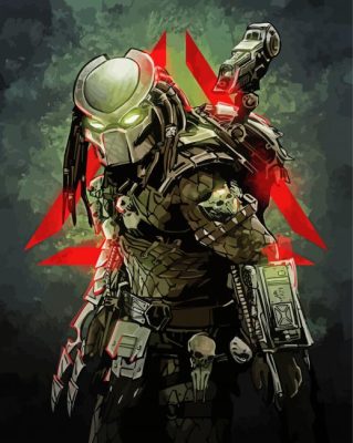 Predator Art paint by numbers