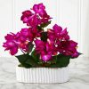 Purple Bougainvillea Vase paint by numbers