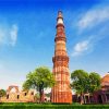 Qutab Minar New Delhi paint by numbers