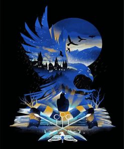 Ravenclaw Harry Potter paint by numbers