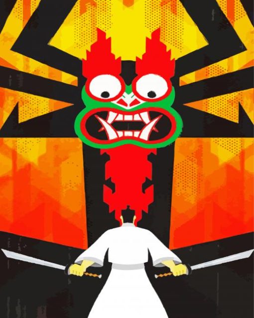 Samurai Jack paint by numbers