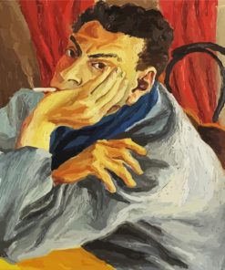 Self Portrait Guttuso paint by numbers