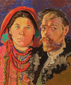 Self Portrait With Wife paint by numbers