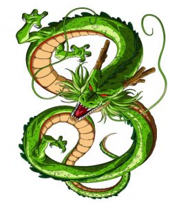 Shenron Dragon Ball paint by numbers