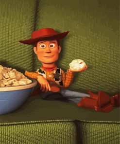 Sherif Woody With Popcorn paint by numbers